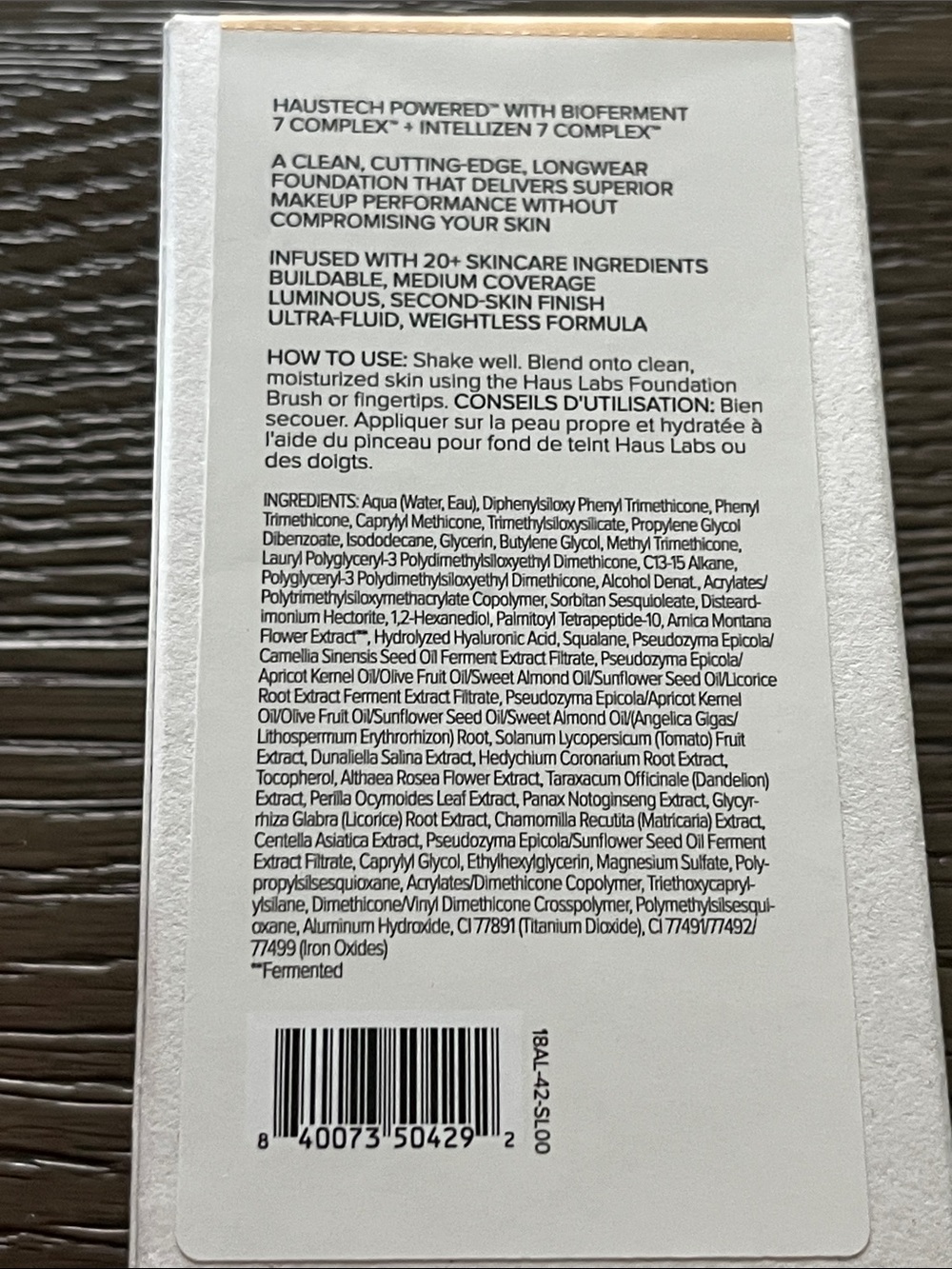 Haus Labs Triclone Skin Tech Foundation - 120 Light Warm - Picture 4 of 4
